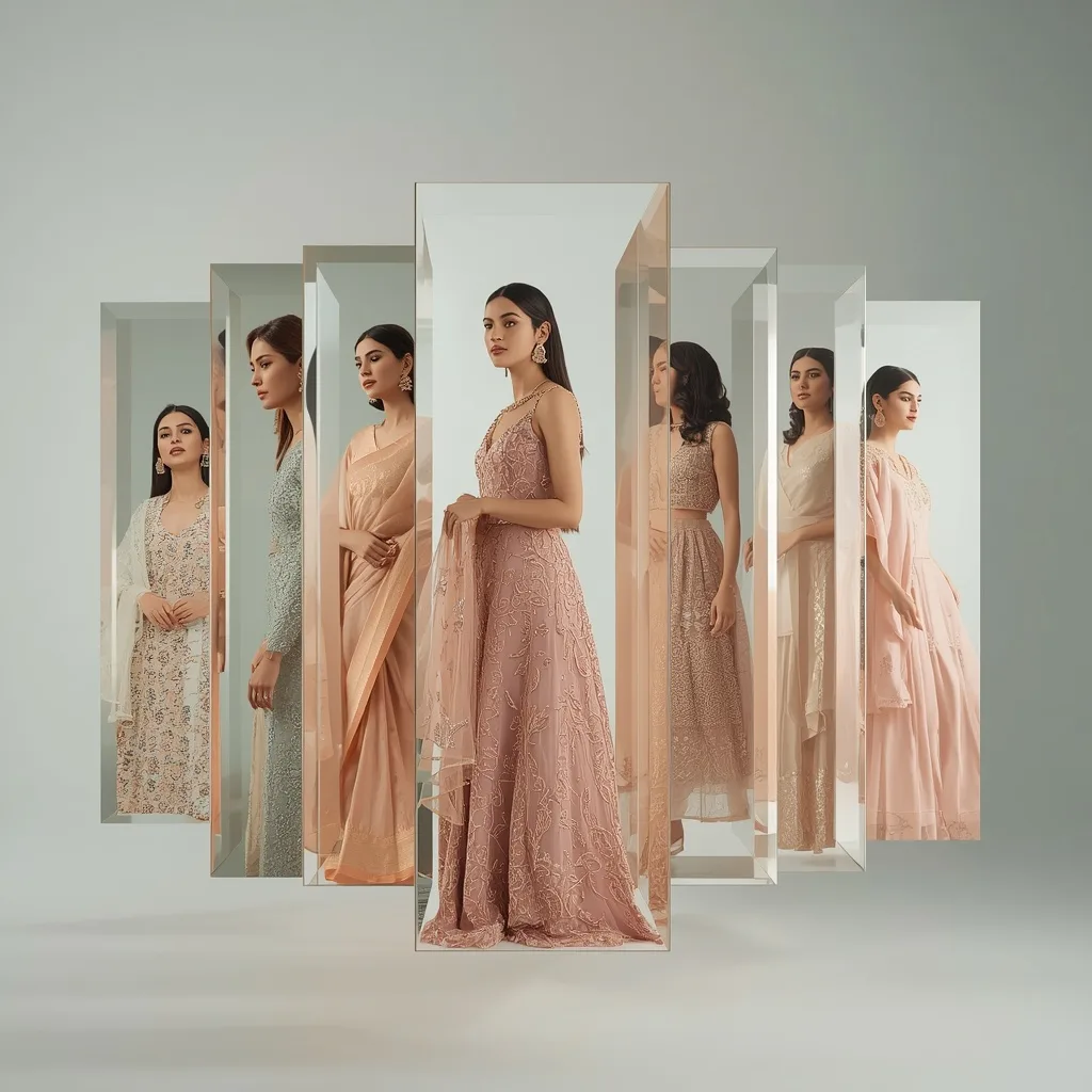 Premium Floating Glass Panels Showcase Indian Elegance