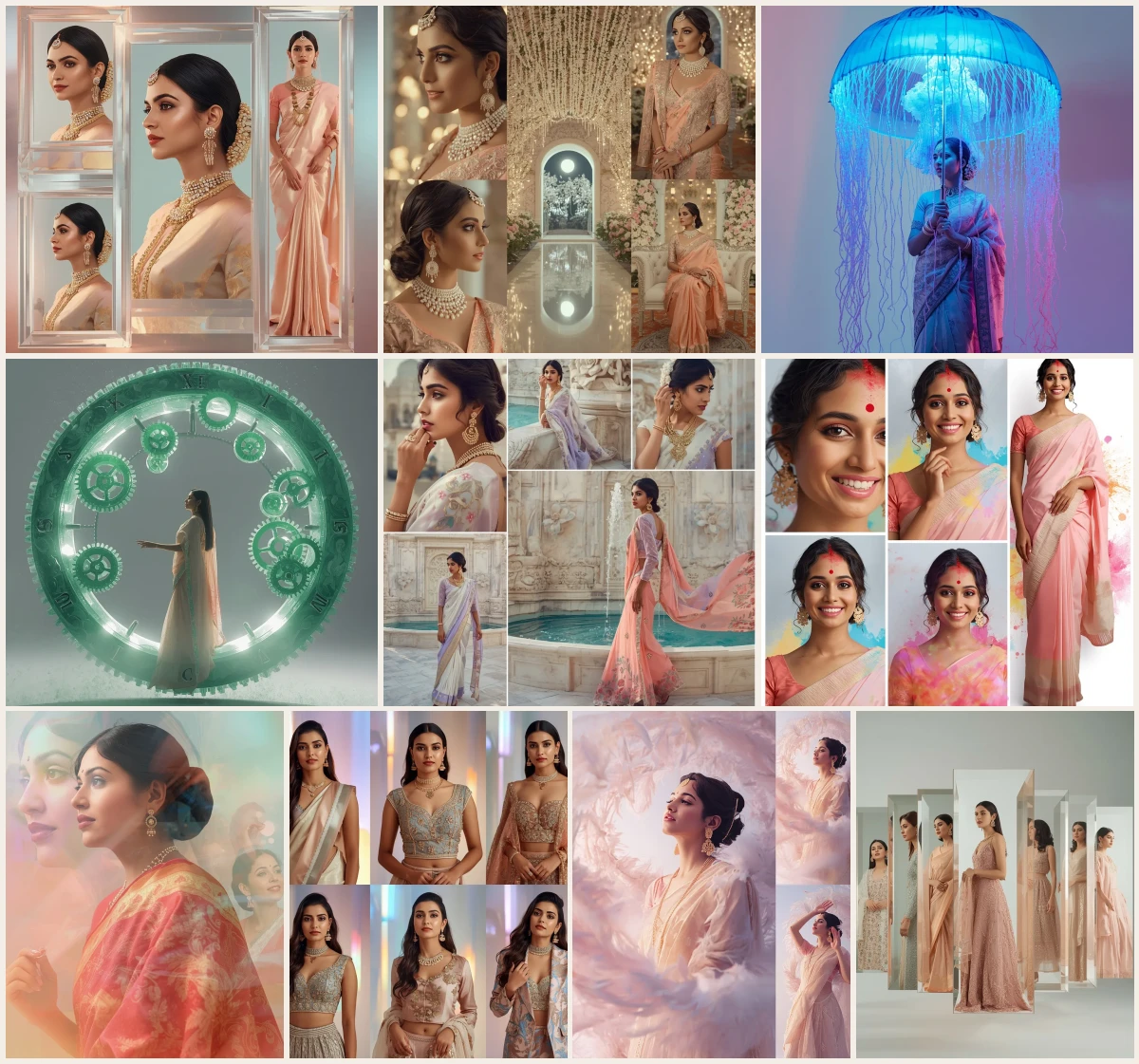 Top 10 Instagram Prompt for Traditional Look for Girl AI Image Prompts