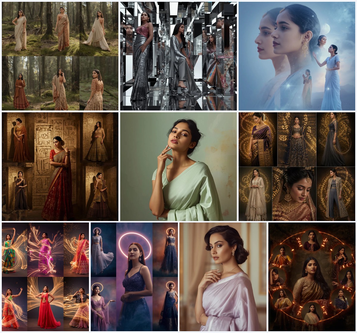Best 10 Red Saree AI Prompts for Passionate and Bold Statements