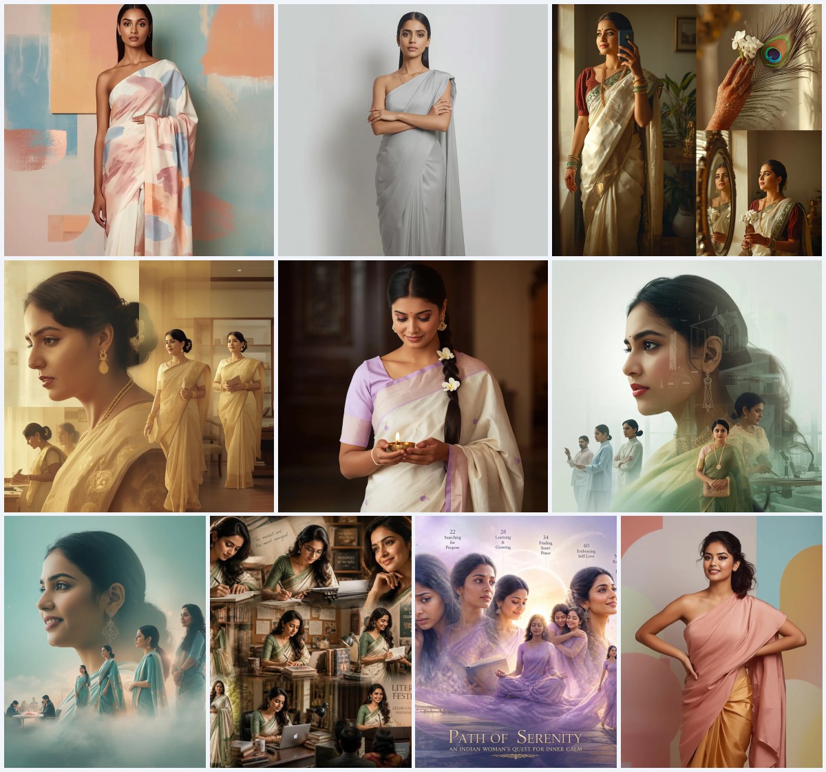 New 10 Saree for Engagement AI Prompts for Elegant Pre-Wedding Moments