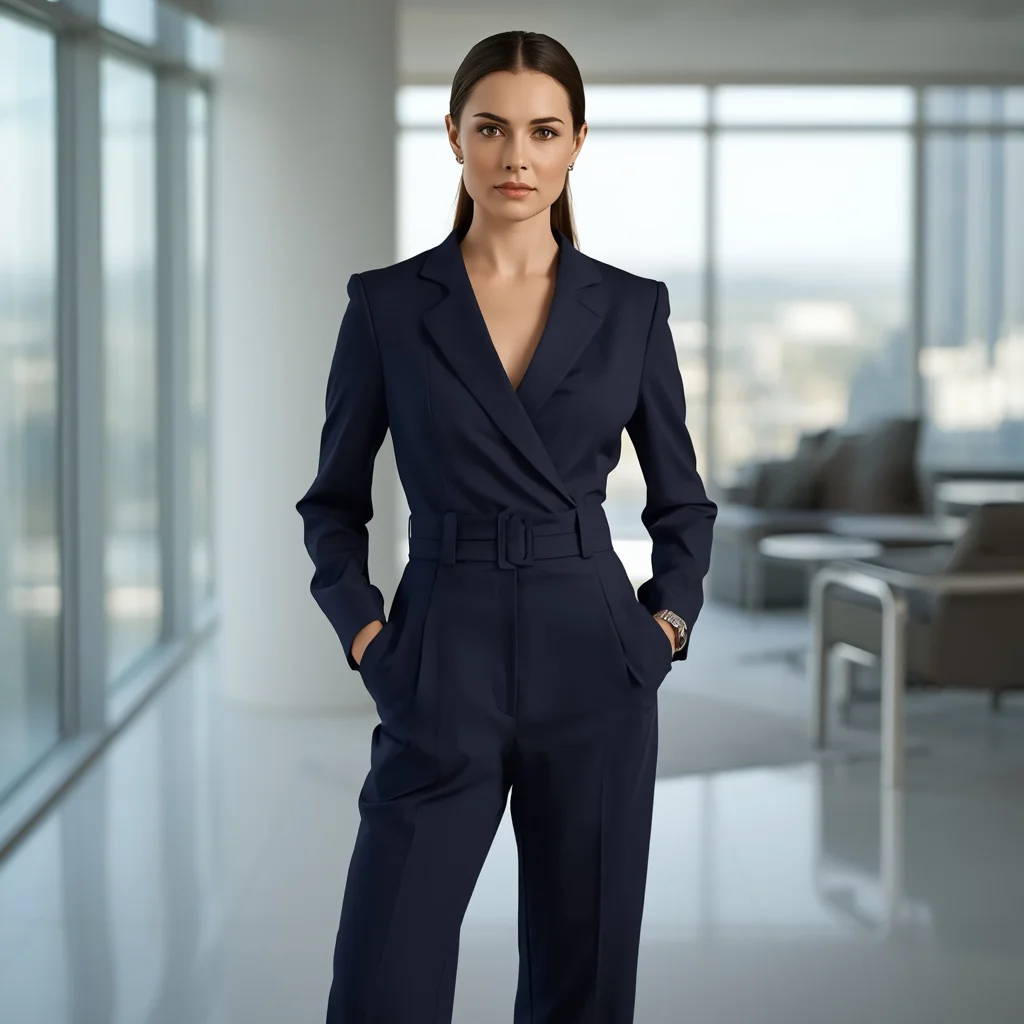 Sophisticated Corporate Jumpsuit for an Important Business Meeting | instagram aesthetic ai prompt