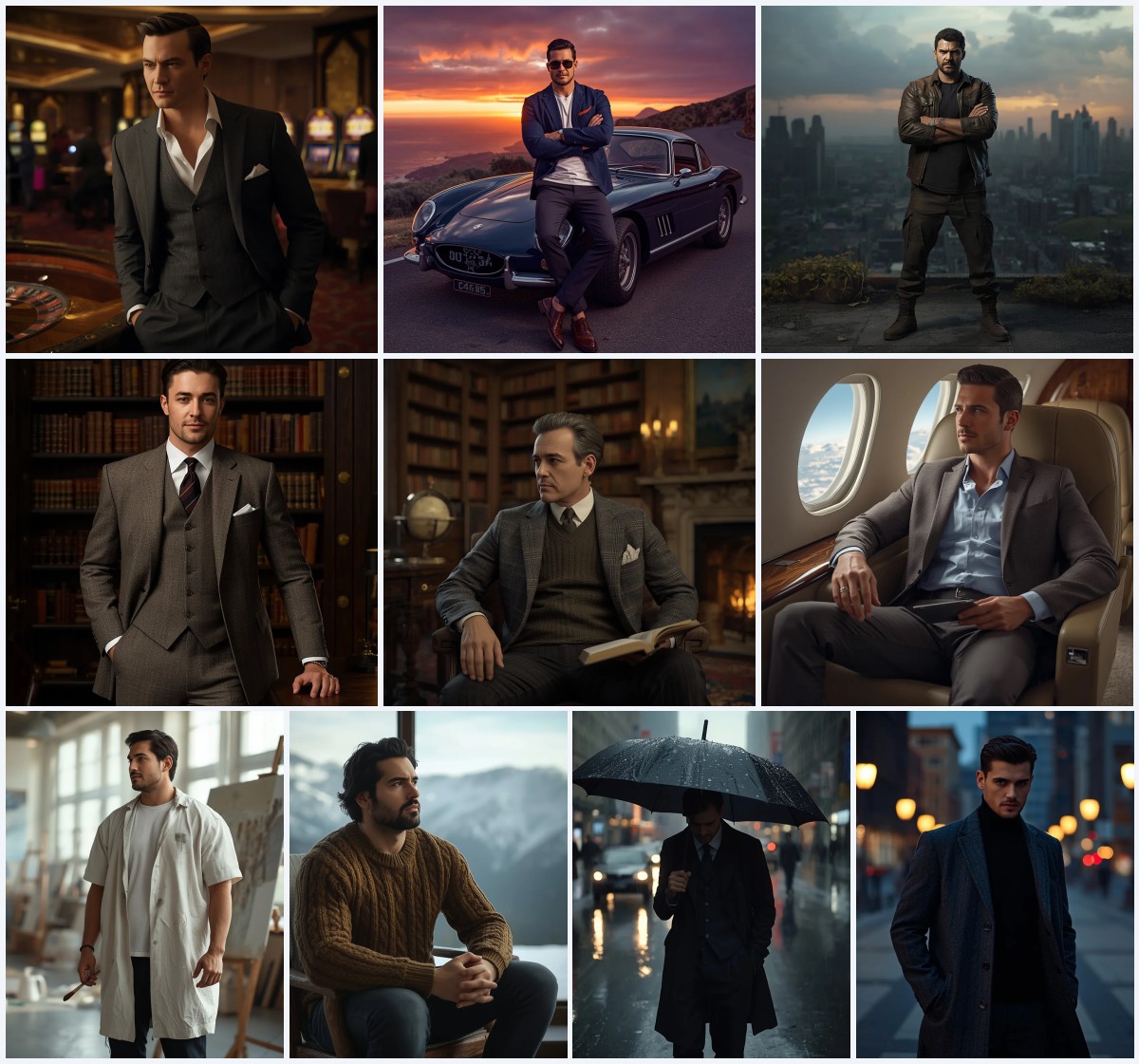 Top 10 Aesthetic AI Prompts for Men’s Dreamy and Artistic Lifestyle Photography